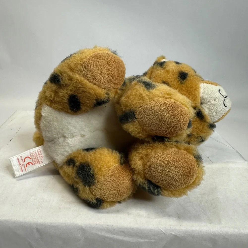 Ty‎ Beanie Boos Freckles the Cheetah Leopard Spotted Plush Gold Glitter Eyes 6in